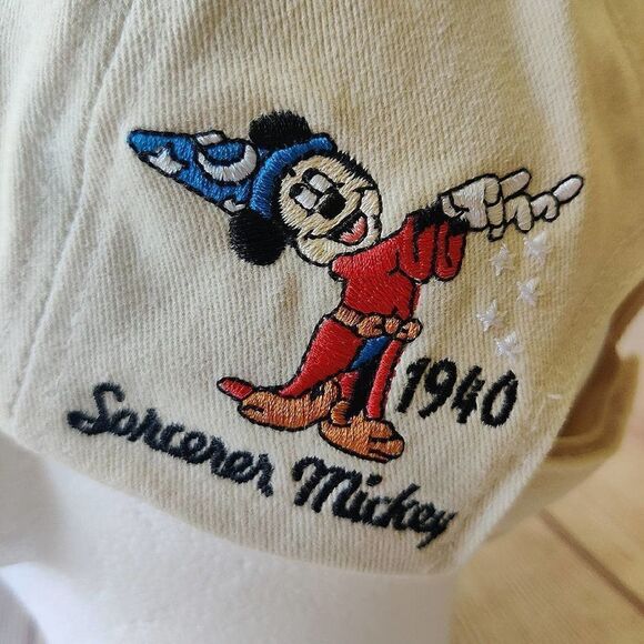 Vintage Disney Parks Y2K history Mickey embroidered adult baseball cap main image 8